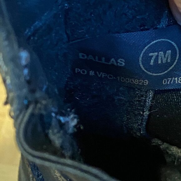 Cougar Dallas Waterproof Womens chunky heels Ankle Boots Dark blue Size 7M - Picture 9 of 16